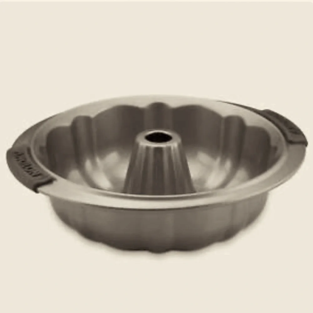Anolon Advanced 9.5-Inch Nonstick Fluted Mold Bundt Baking Pan - Gray